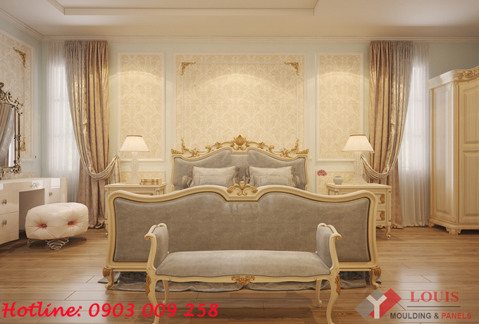 10 Mẫu Phào Chỉ Hàn Quốc Trang Trí Phòng Ngủ Tân Cổ Điển